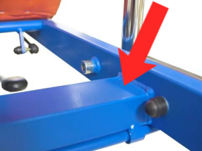 umístění čísla u transportního lehátka GP2