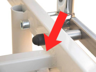 umístění čísla u transportního lehátka PL120