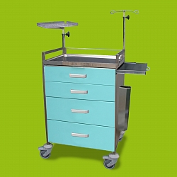 Stolek pro resuscitaci UNI-4NR-BP