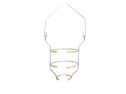 Nerezový košík na infuzní lahve