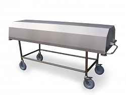 Vozík pro zemřelé s víkem