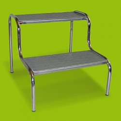 Schůdky dvoustupňové nerezové